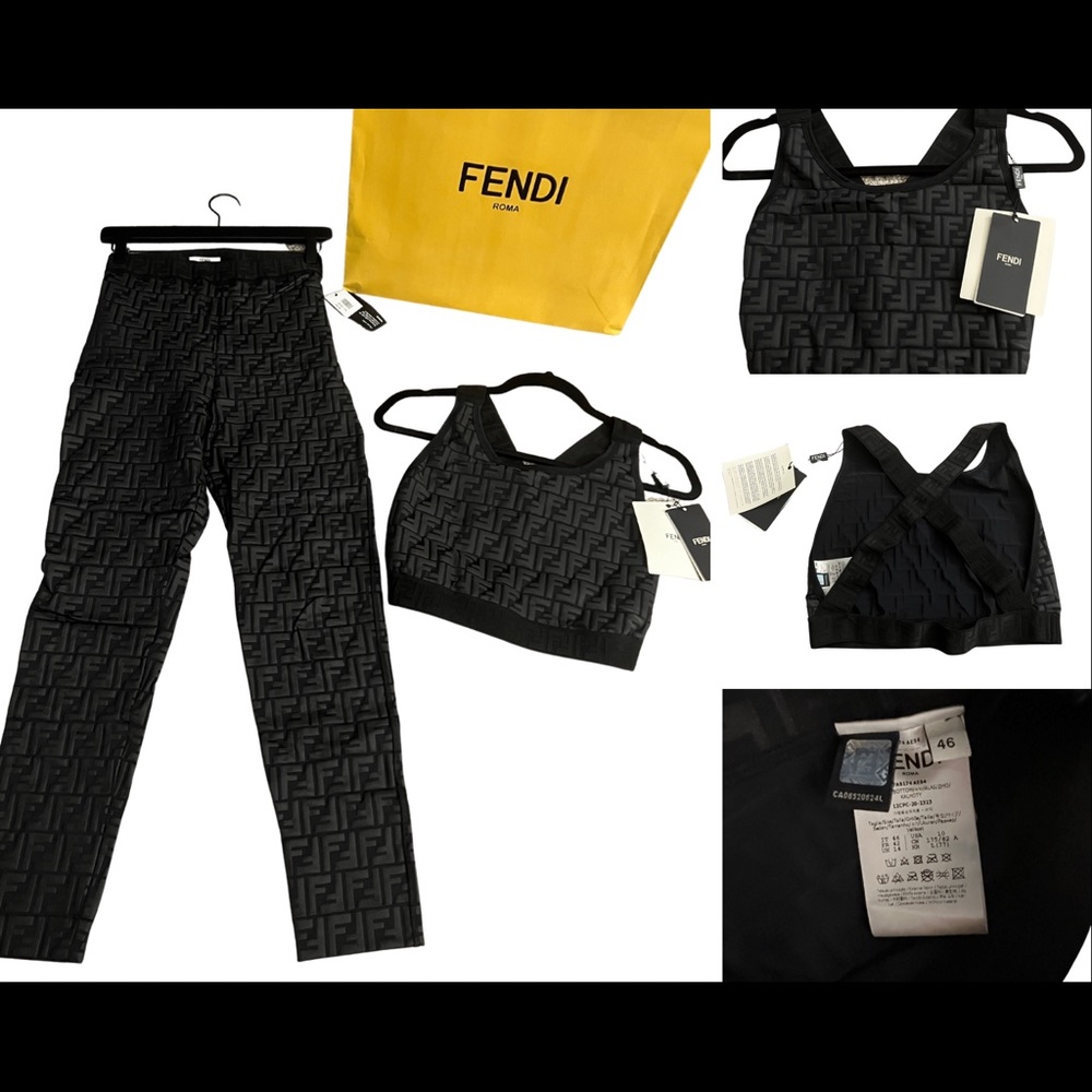 Sold out FENDI activewear set size 46 IT